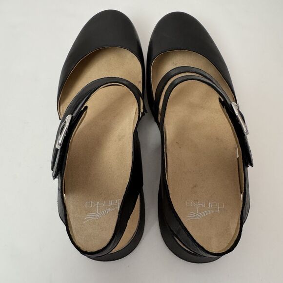 Dansko Women's Rissa Nappa Mary Jane Sandals Shoes EUR 40 US 9.5 Black - Picture 7 of 12